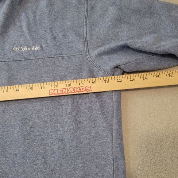 Columbia Men's Hart Mountain II Half Zip Jacket Size Large Blue - Picture 4 of 7